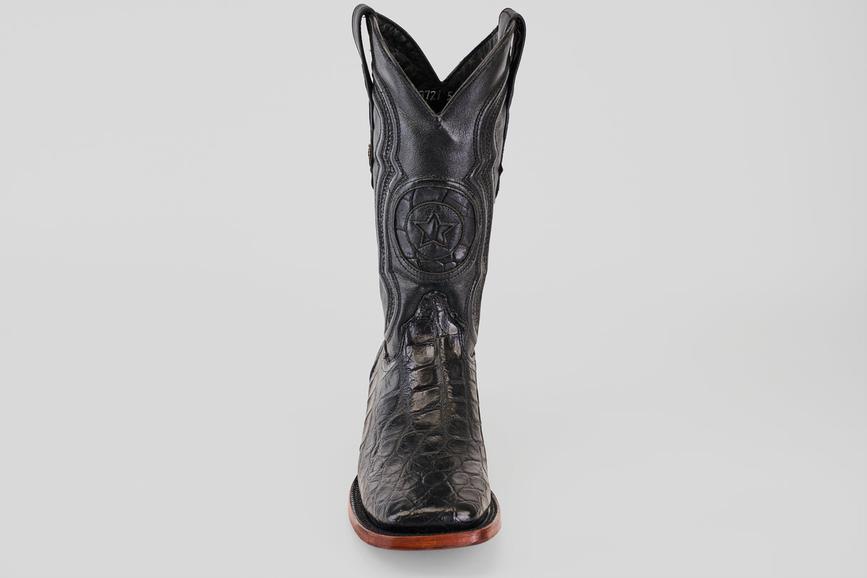 Exotic Alligator - Black - Square Toe