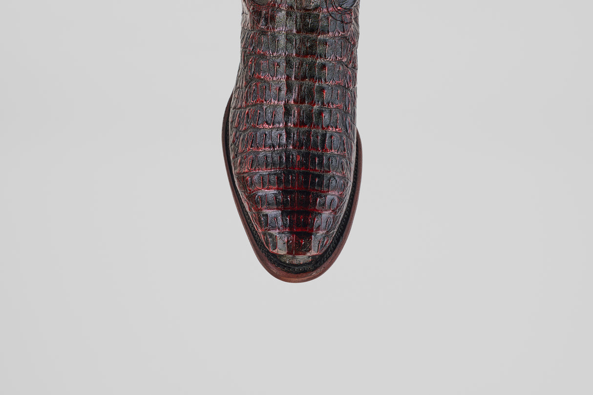 Rhodes HornBack - Black Cherry - Round Toe