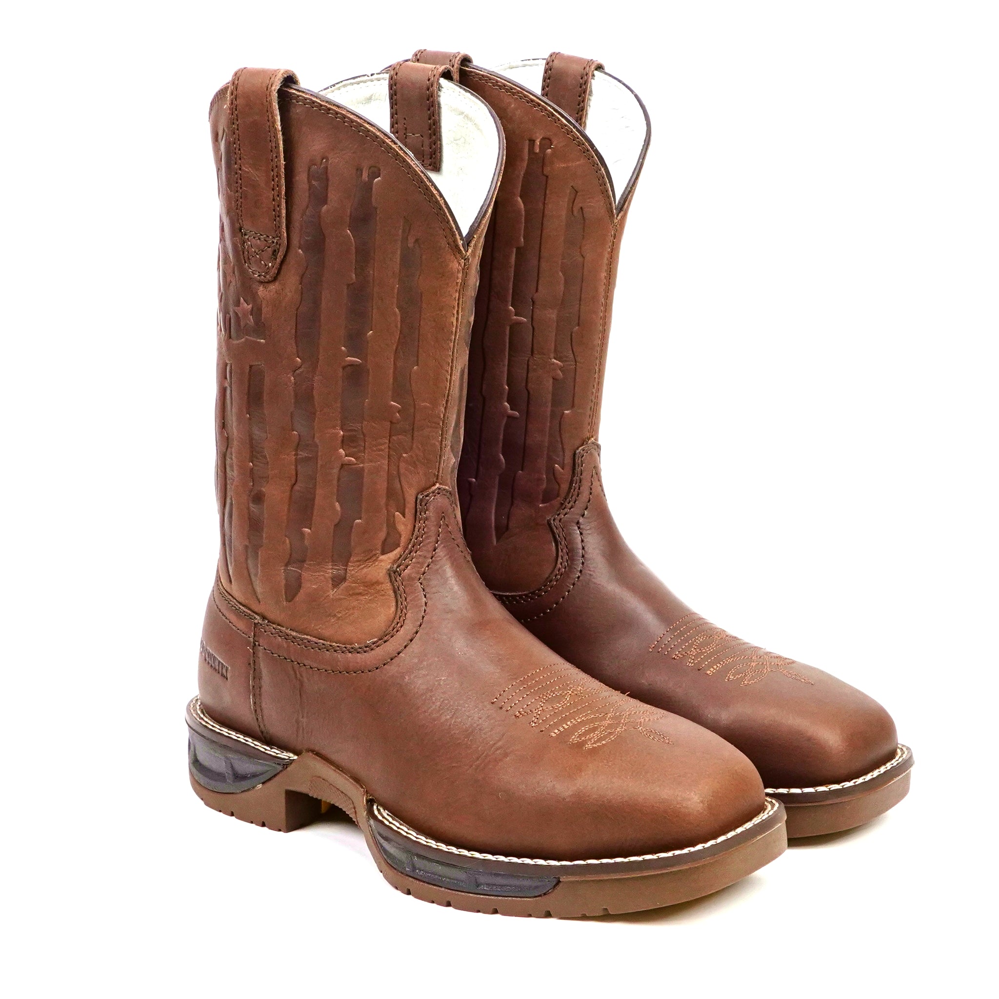 Texas Country - Chocolate Brown Work Boot - Composite Toe (TC005)