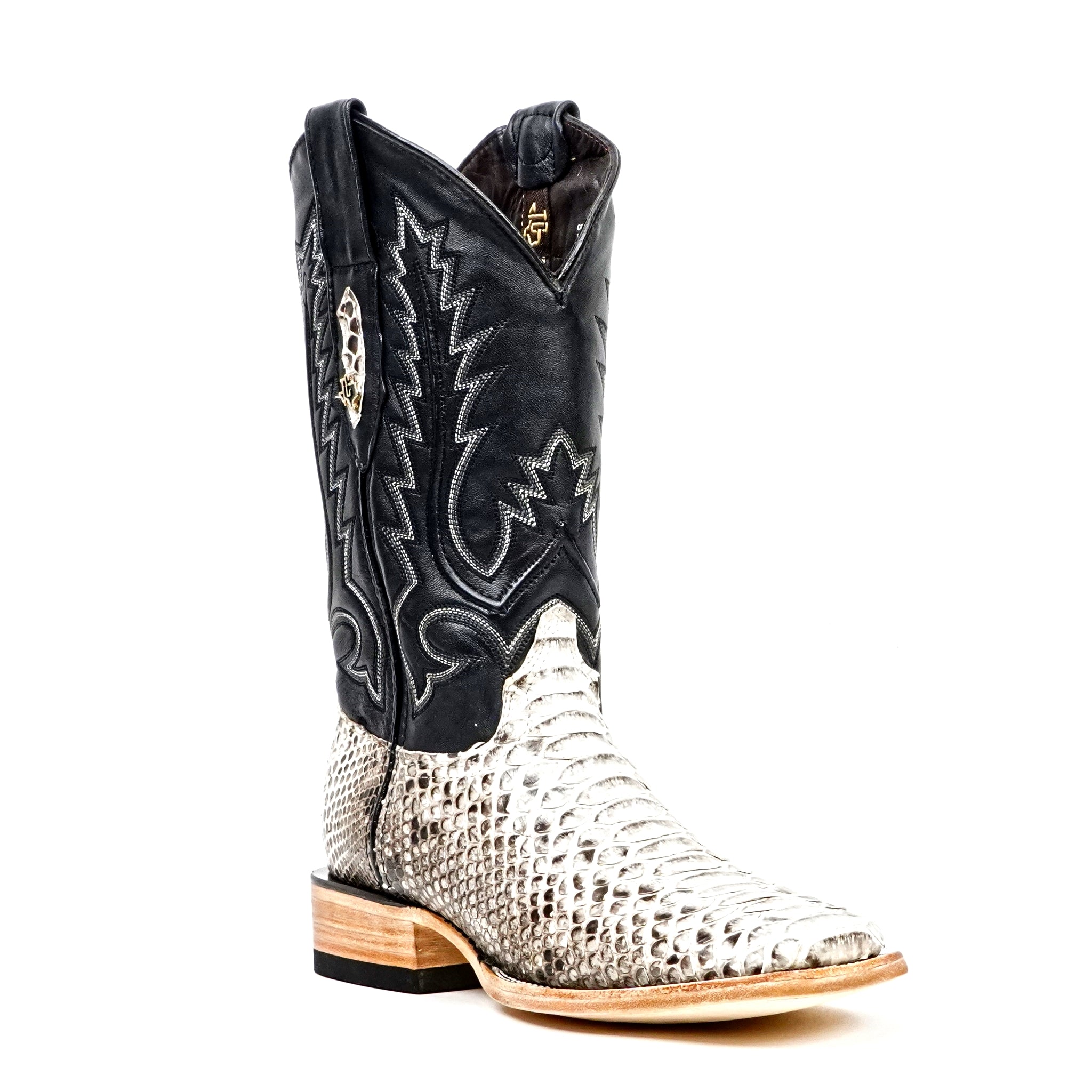 Botas Tanner Python - Natural - Punta Cuadrada (PN30)