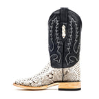 Botas Tanner Python - Natural - Punta Cuadrada (PN30)