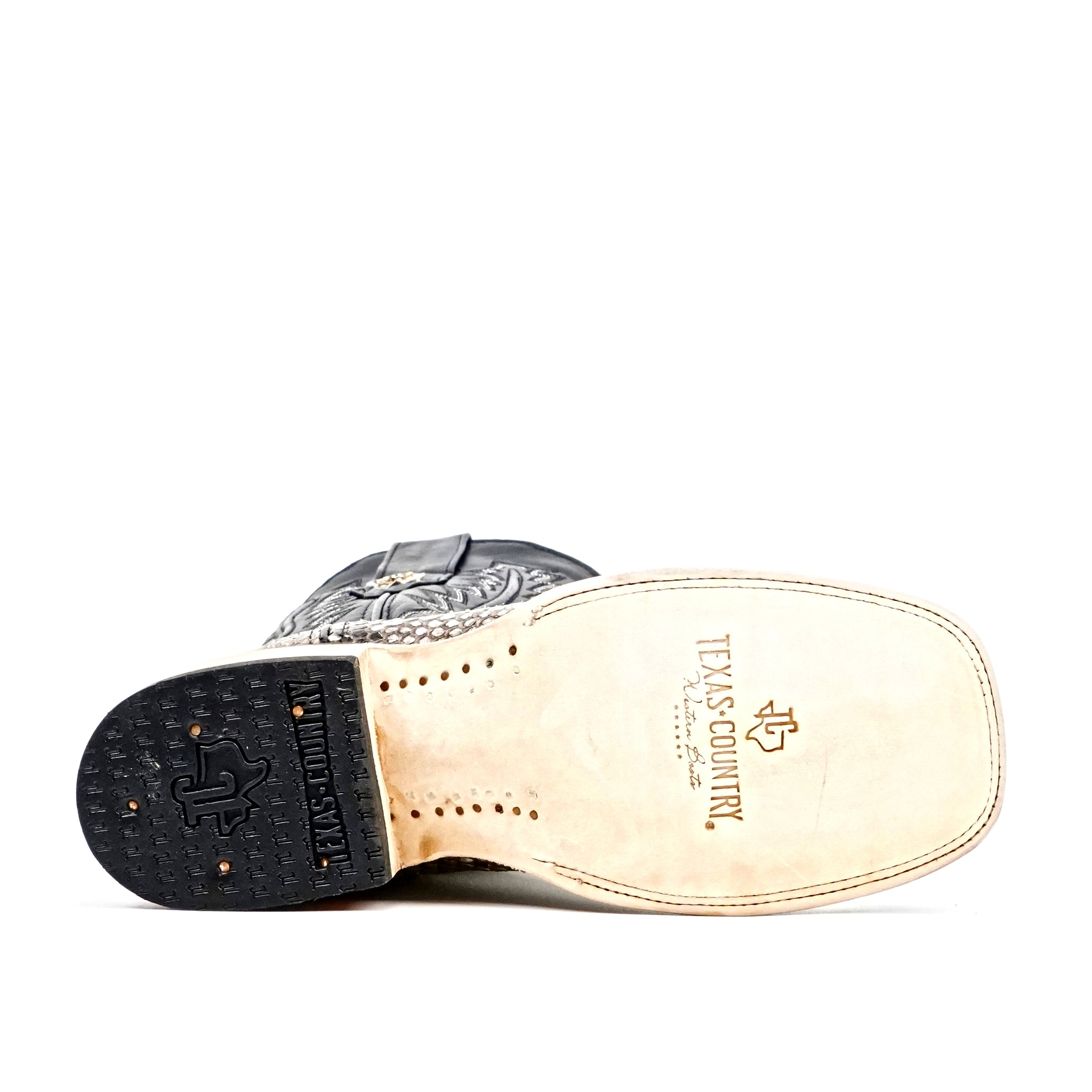Botas Tanner Python - Natural - Punta Cuadrada (PN30)