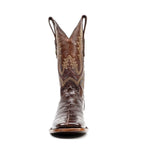 James - Brown - Square Toe (Alligator Tail &amp; Belly) (LG10)