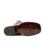 James - Brown - Square Toe (Alligator Tail &amp; Belly) (LG10)