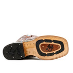 Ranger Caiman Belly Boots - Gray - Square Toe - Gomez Western Wear