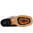 Ranger Caiman Full Belly Boots - Black - Square Toe