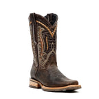 Azkar Tan Cowboy Boots- Slip-Resistant Sole - Rodeo Toe (E28)