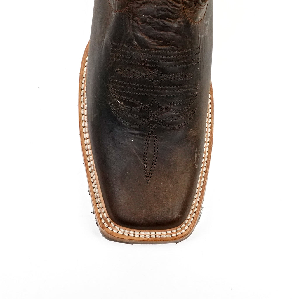 Azkar Tan Cowboy Boots- Slip-Resistant Sole - Rodeo Toe (E28)