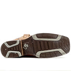 Wild Mustard Cowboy Boots - Slip-Resistant Sole - Rodeo Toe (E470)