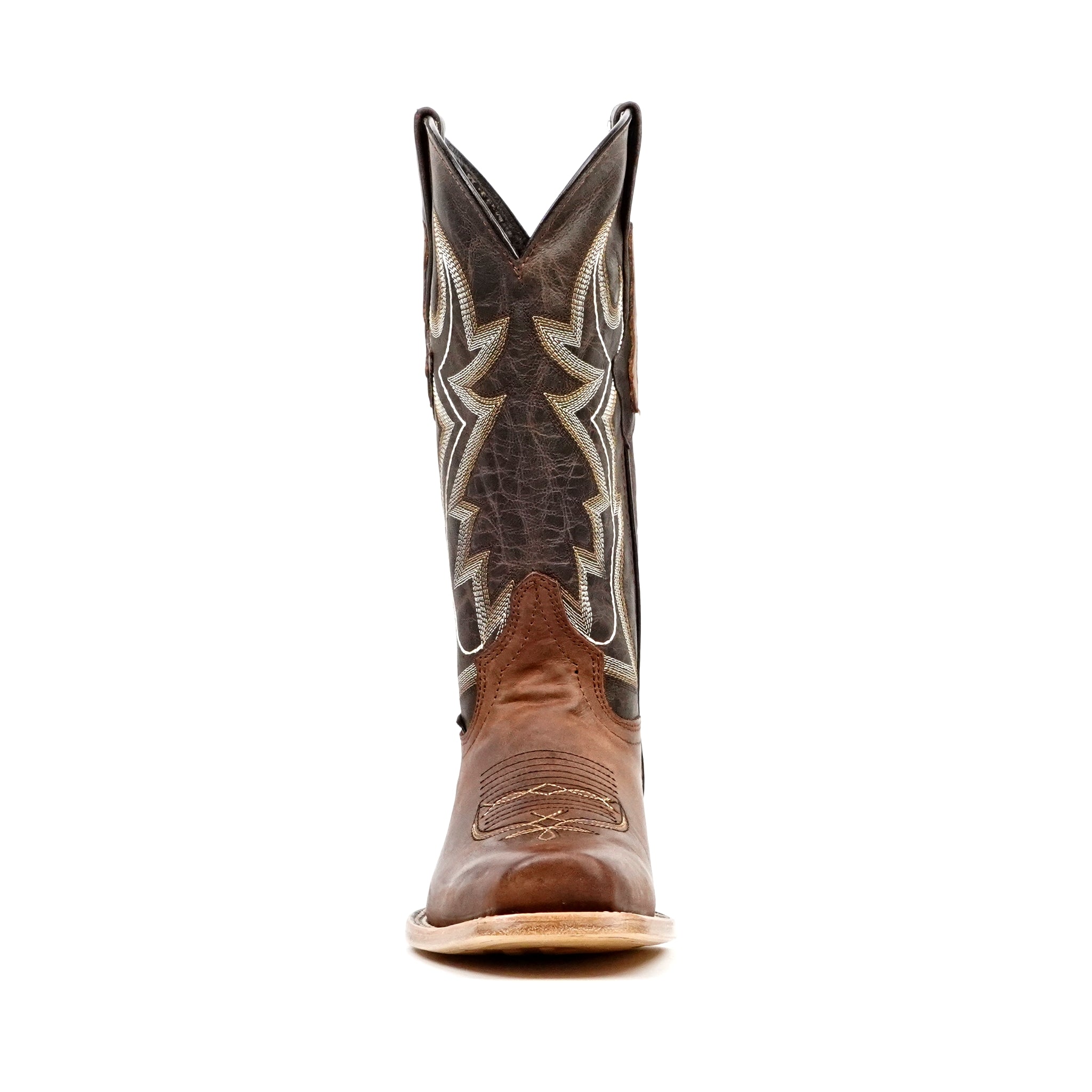 Fresno Cognac Cowboy Boots - Narrow Square Toe (E906)