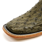 Austin Ostrich Boots - Agave - Square Toe (AV20)