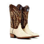 Tanner Python Boots - Cappuccino - Cutter Toe (PN26)