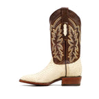 Tanner Python Boots - Cappuccino - Cutter Toe (PN26)