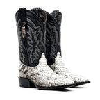 Tanner Python Boots - Natural - Cutter Toe (PN26)