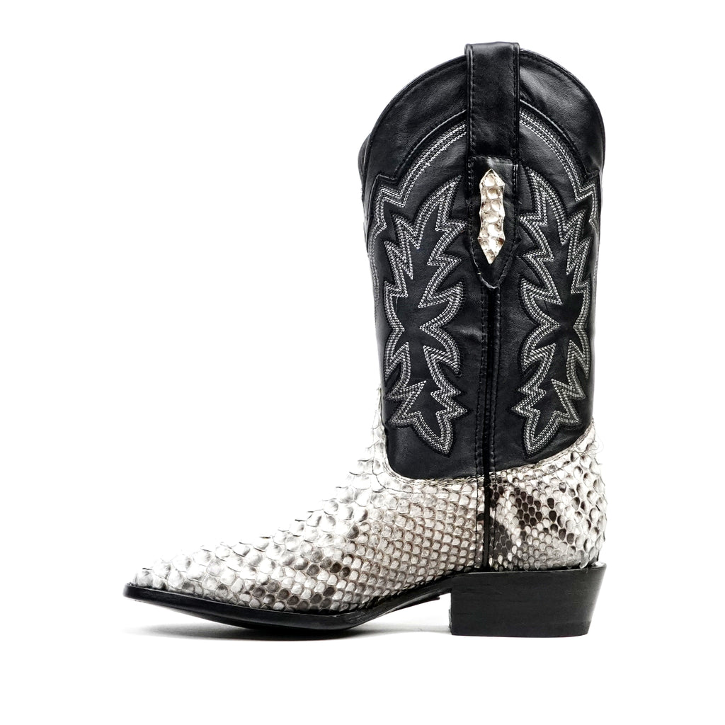 Tanner Python Boots - Natural - Cutter Toe (PN26)