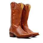 Boney Cowboy Boots - Cognac - Snip Toe (TS183)