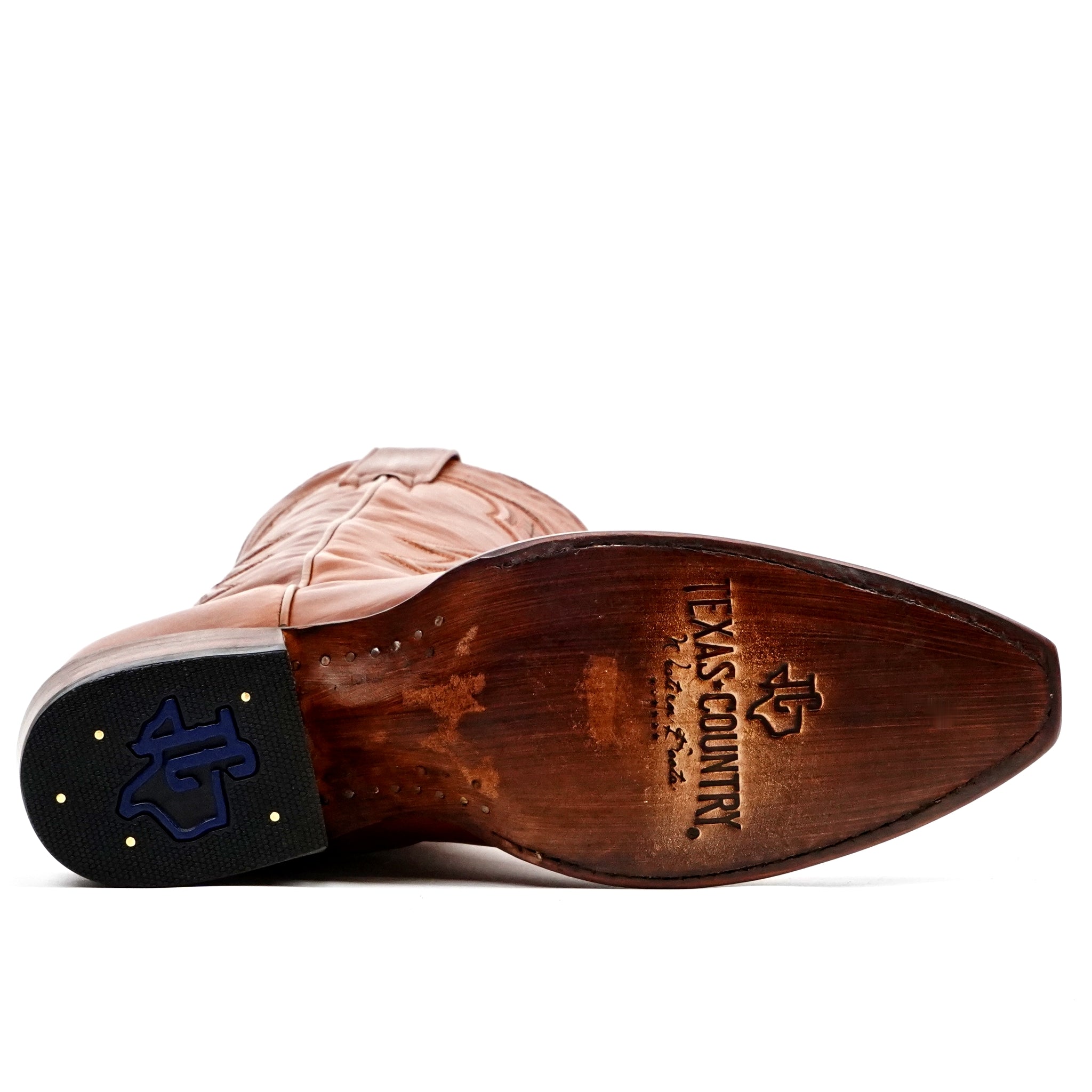 Boney Cowboy Boots - Cognac - Snip Toe (TS183)