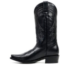 Boney Cowboy Boots - Black - Snip Toe (TS183)