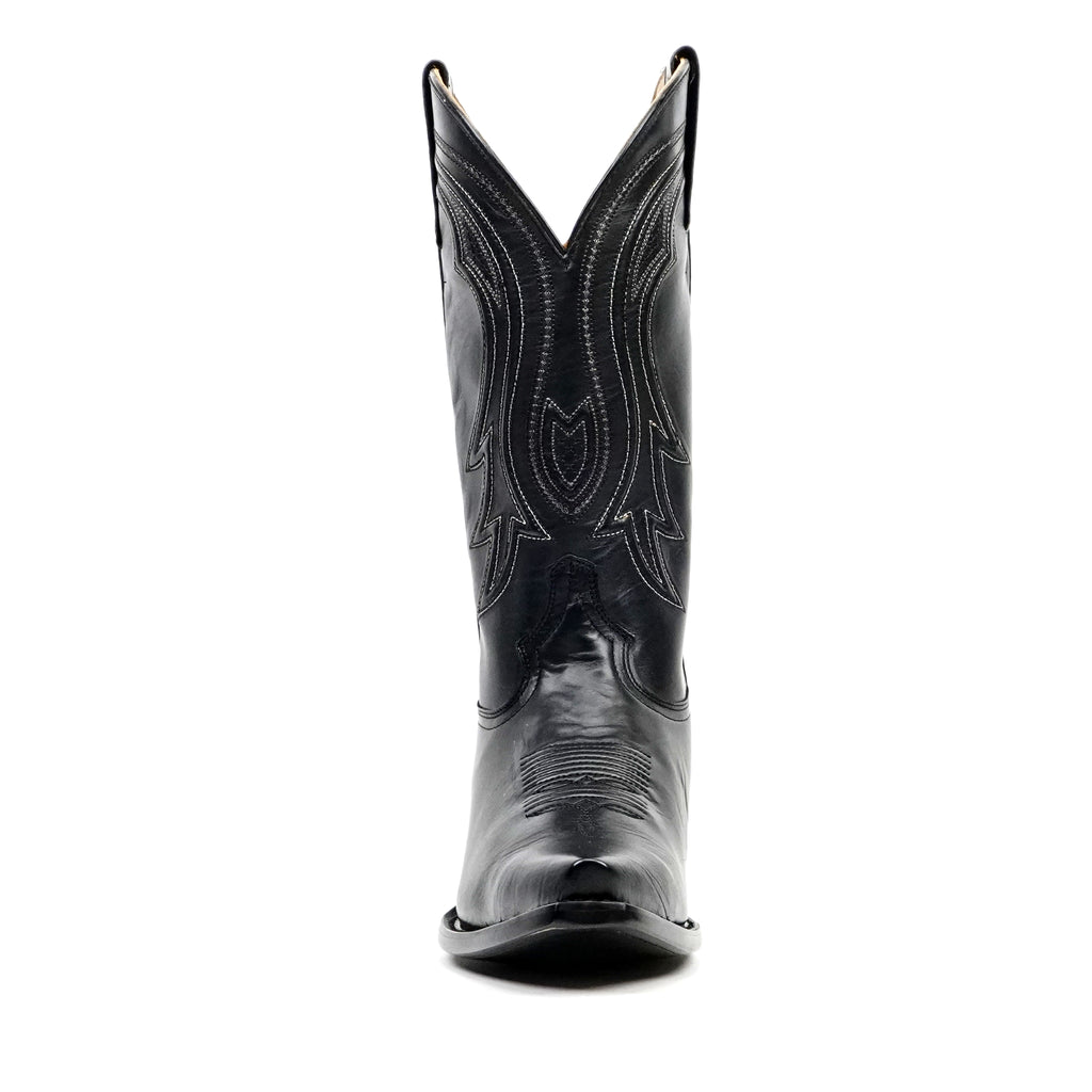 Boney Cowboy Boots - Black - Snip Toe (TS183)