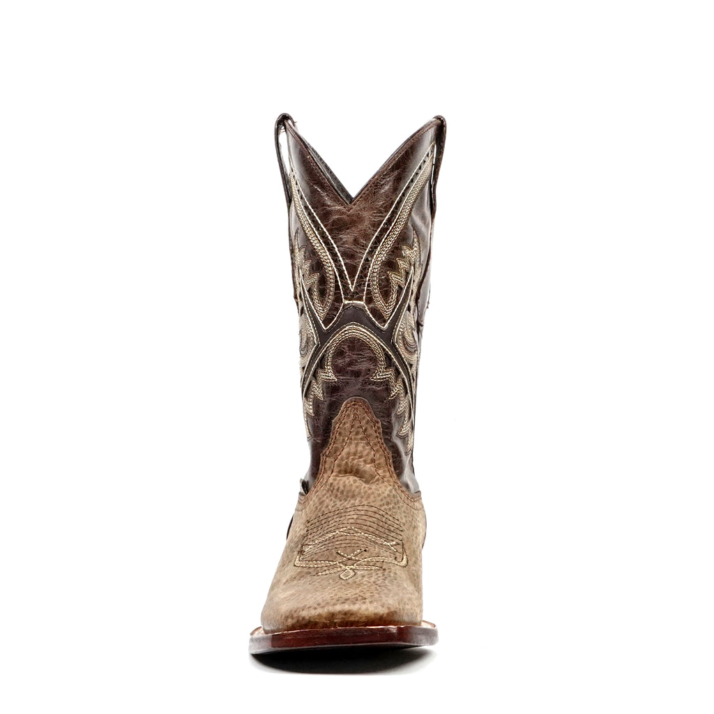 Cheyenne Chocolate Cowboy Boots - Square Toe (E29)
