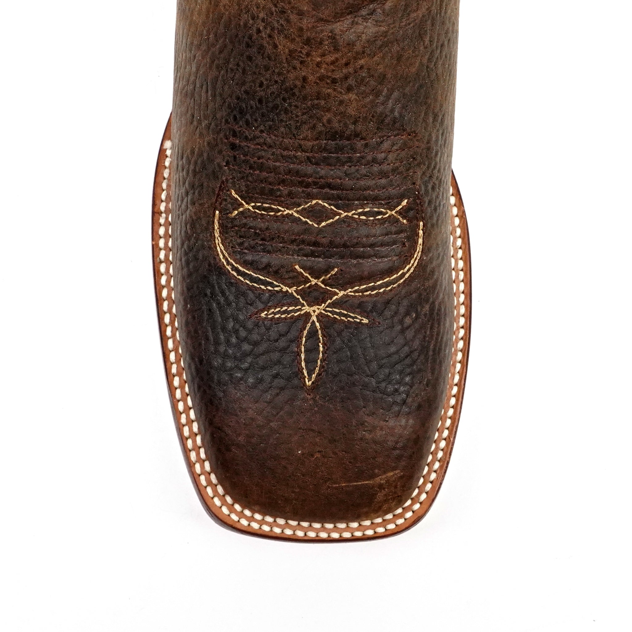 Cheyenne Chocolate Cowboy Boots - Square Toe (E29)