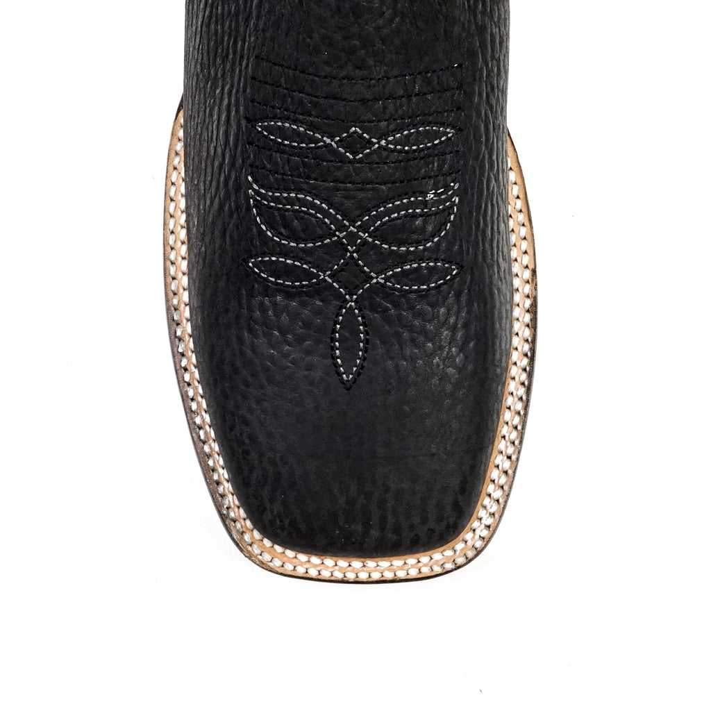 Cheyenne Black Cowboy Boots - Square Toe (E29)
