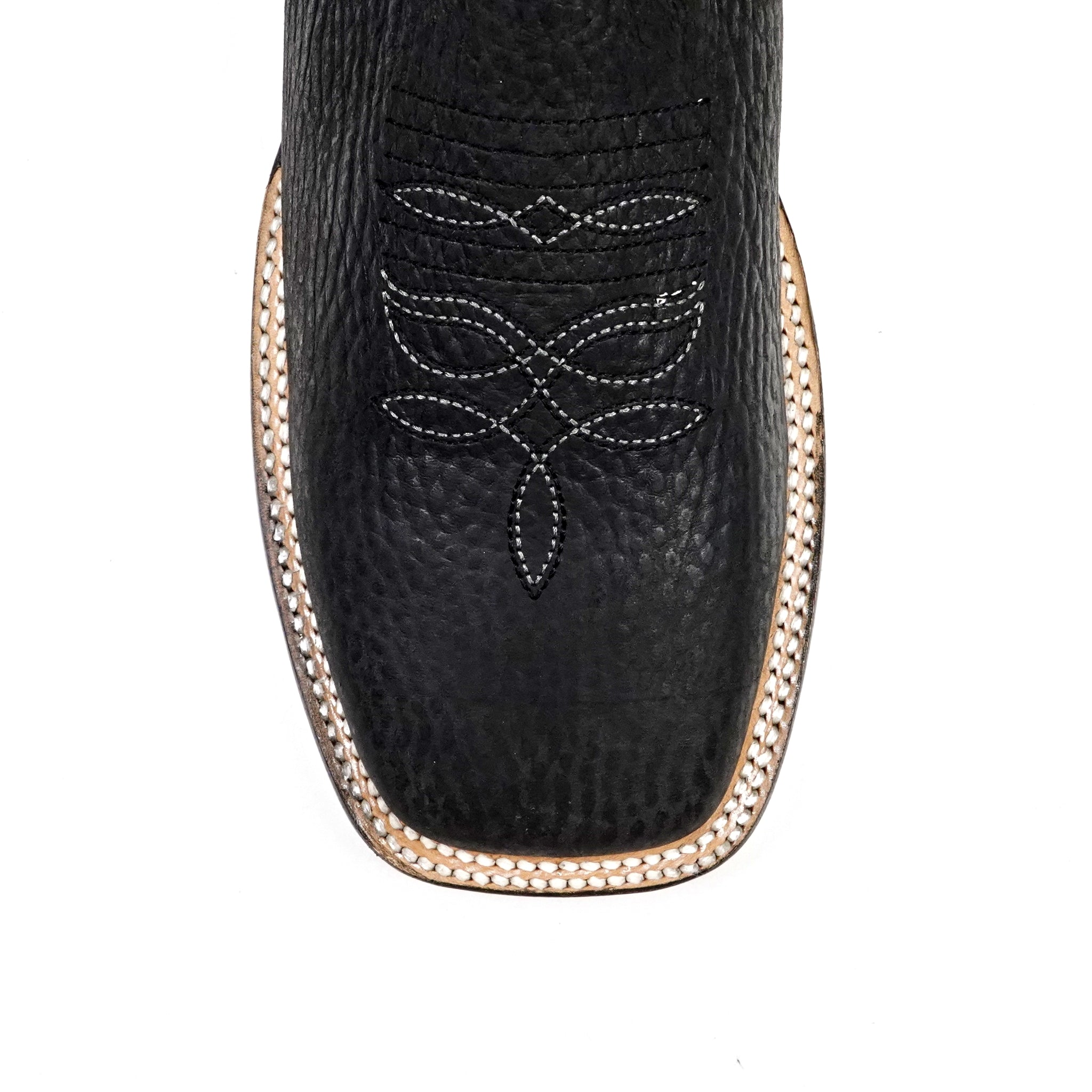 Cheyenne Black Cowboy Boots - Square Toe (E29)