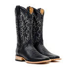 Barcelona Black Cowboy Boots - Square Toe (E422)