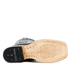 Barcelona Black Cowboy Boots - Square Toe (E422)