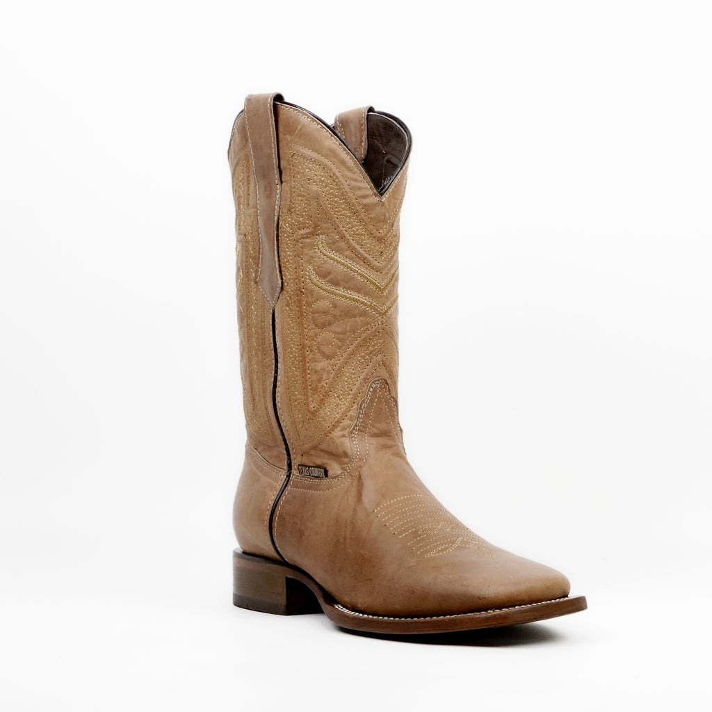 Sierra Fawn Cowboy Boots - Square Toe (E917)