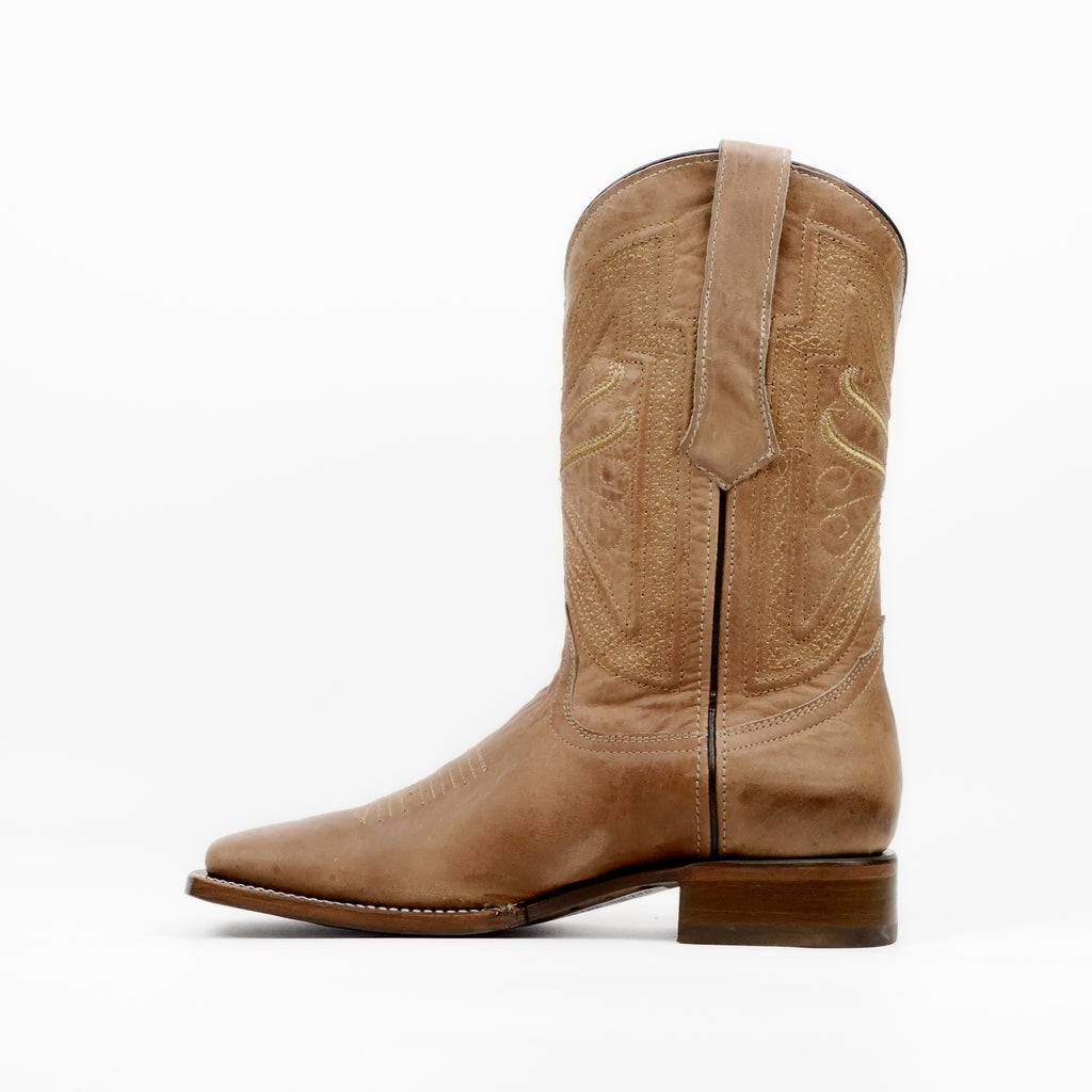 Sierra Fawn Cowboy Boots - Square Toe (E917)