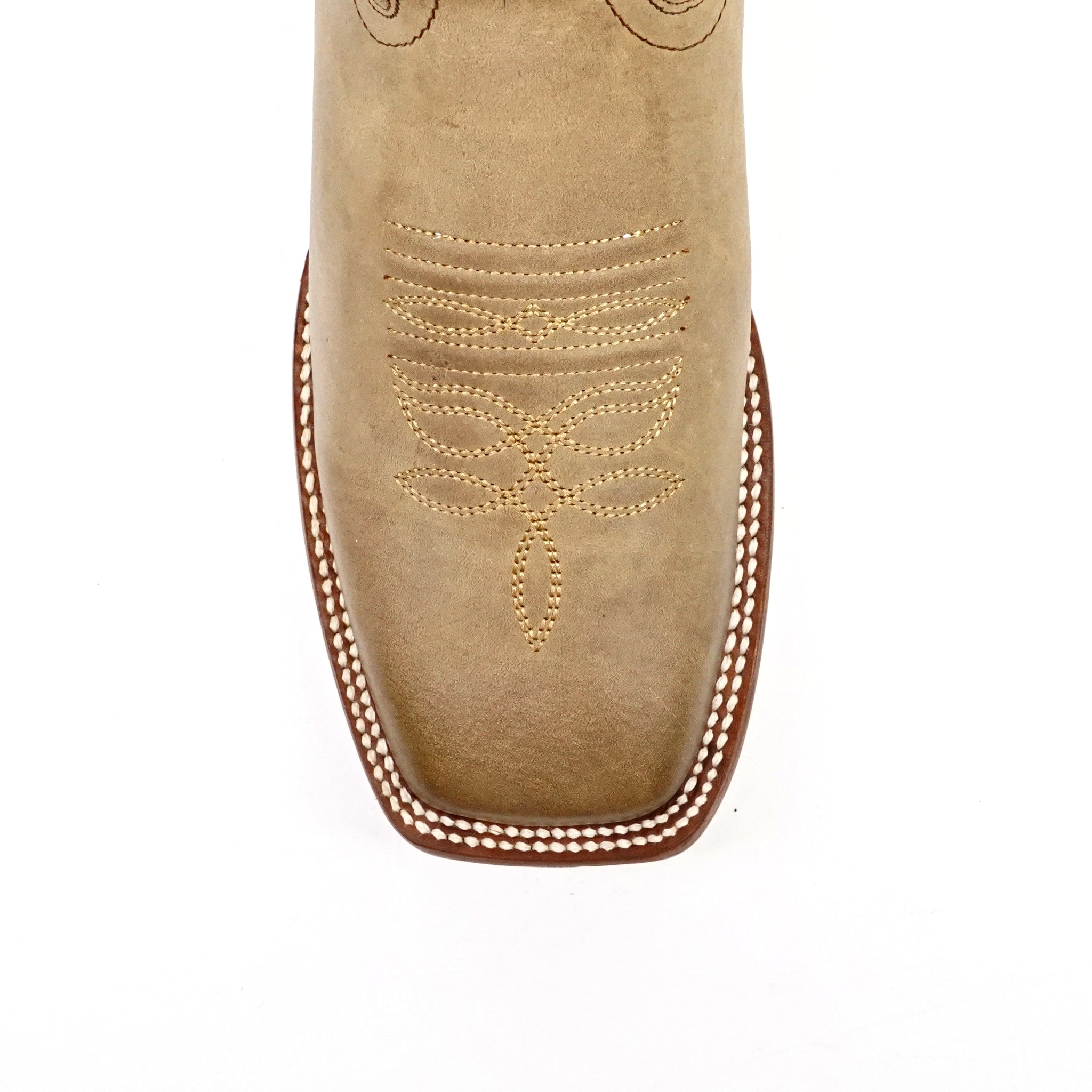 Fawn Cowboy Boots - Square Toe (E951)