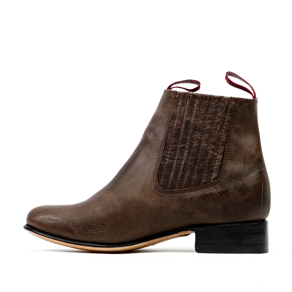 Botines - Alamo Marrón - Puntera Redonda (E500)