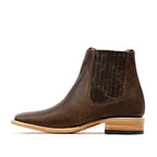 Botines - Marrón Alamo - Punta Cuadrada (E1200)