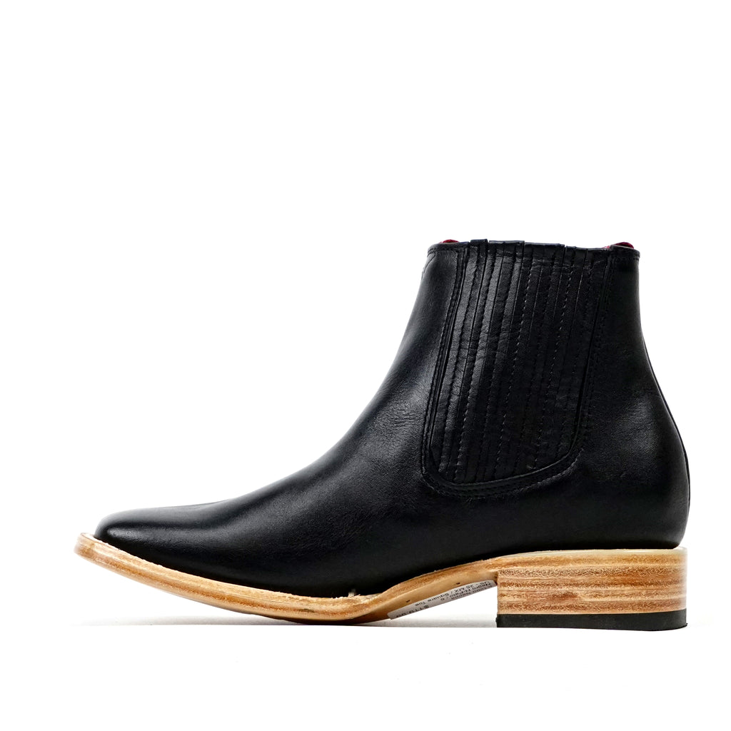 Botines - Napa Negra - Punta Cuadrada (E1200)