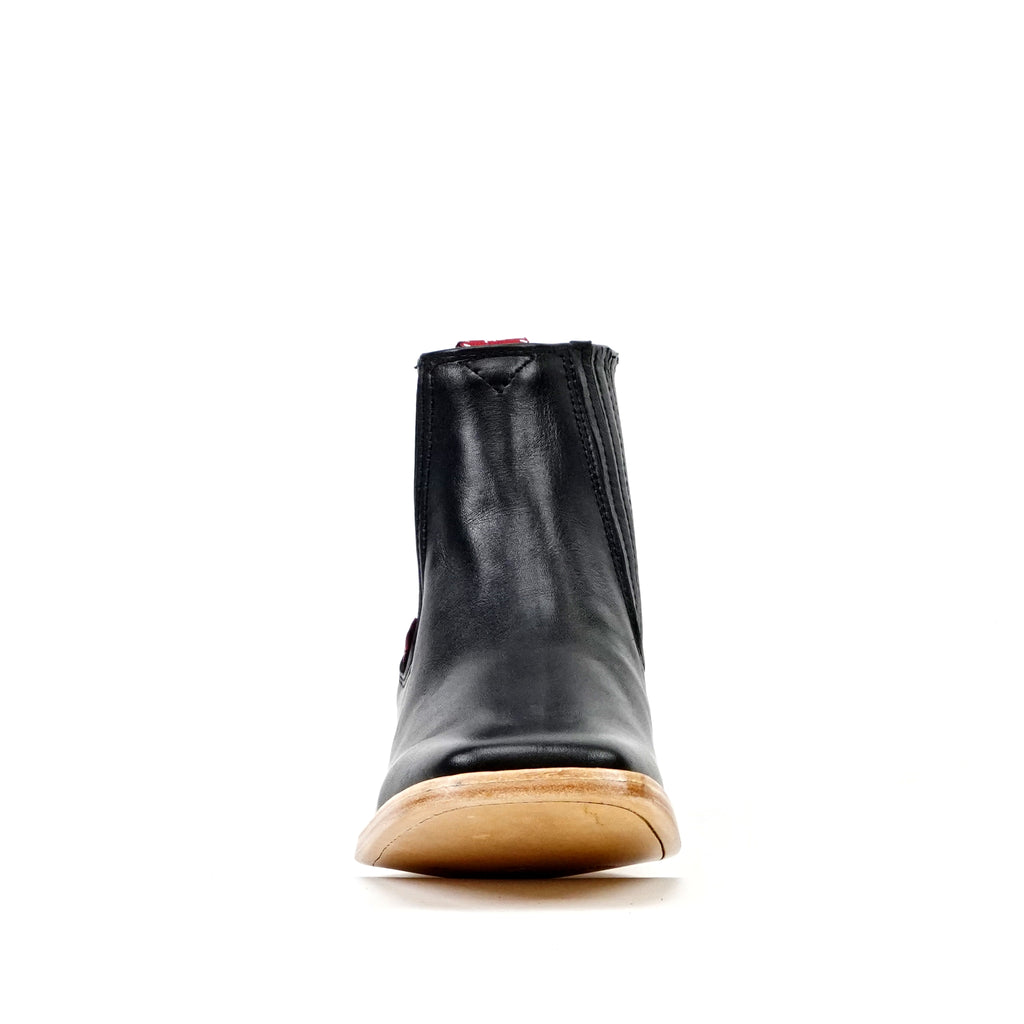 Botines - Napa Negra - Punta Cuadrada (E1200)
