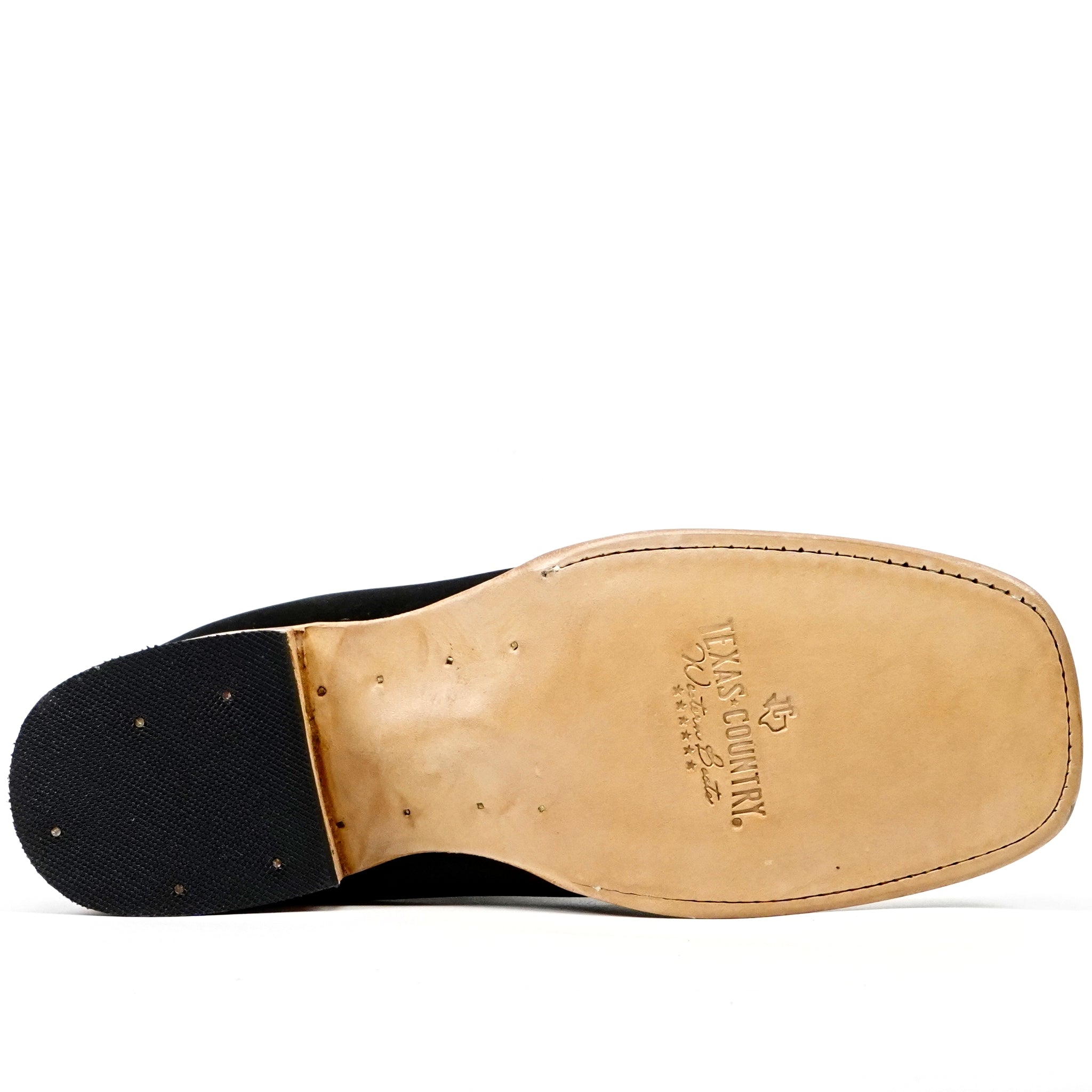 Botines - Napa Negra - Punta Cuadrada (E1200)