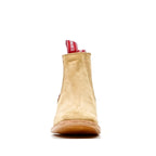 Botines - Nubuck Tan - Punta Cuadrada (E1200)