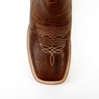 Cowboy Style Rustic Honey Ankle Boots - Square Toe (E1200)