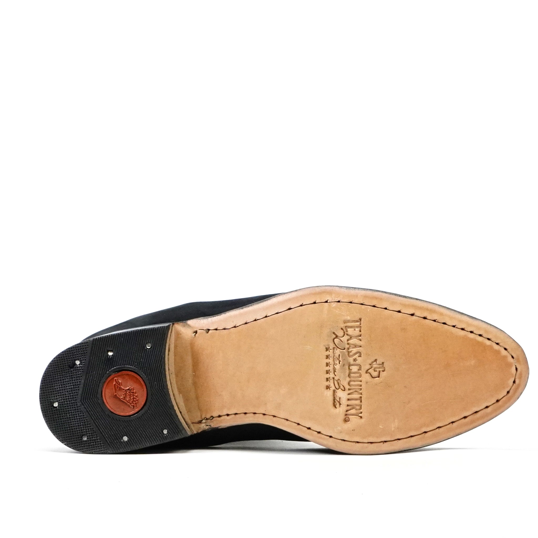 Botines - Nobuk Negro - Punta Redonda (E800)
