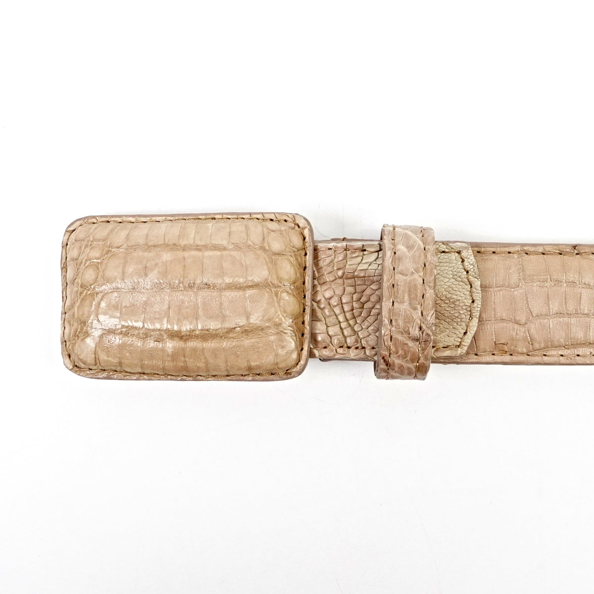 Cinturón Caiman Full Quilt Exótico - Orix (C-001)