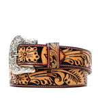 Hand-Tooled Leather Belt (MOD8)