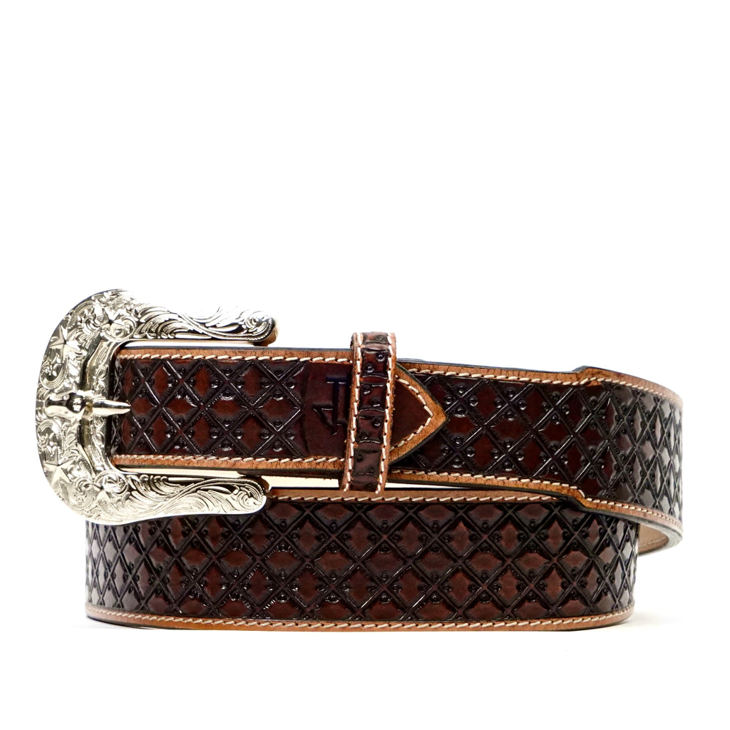 Hand-Tooled Leather Belt (MOD11)