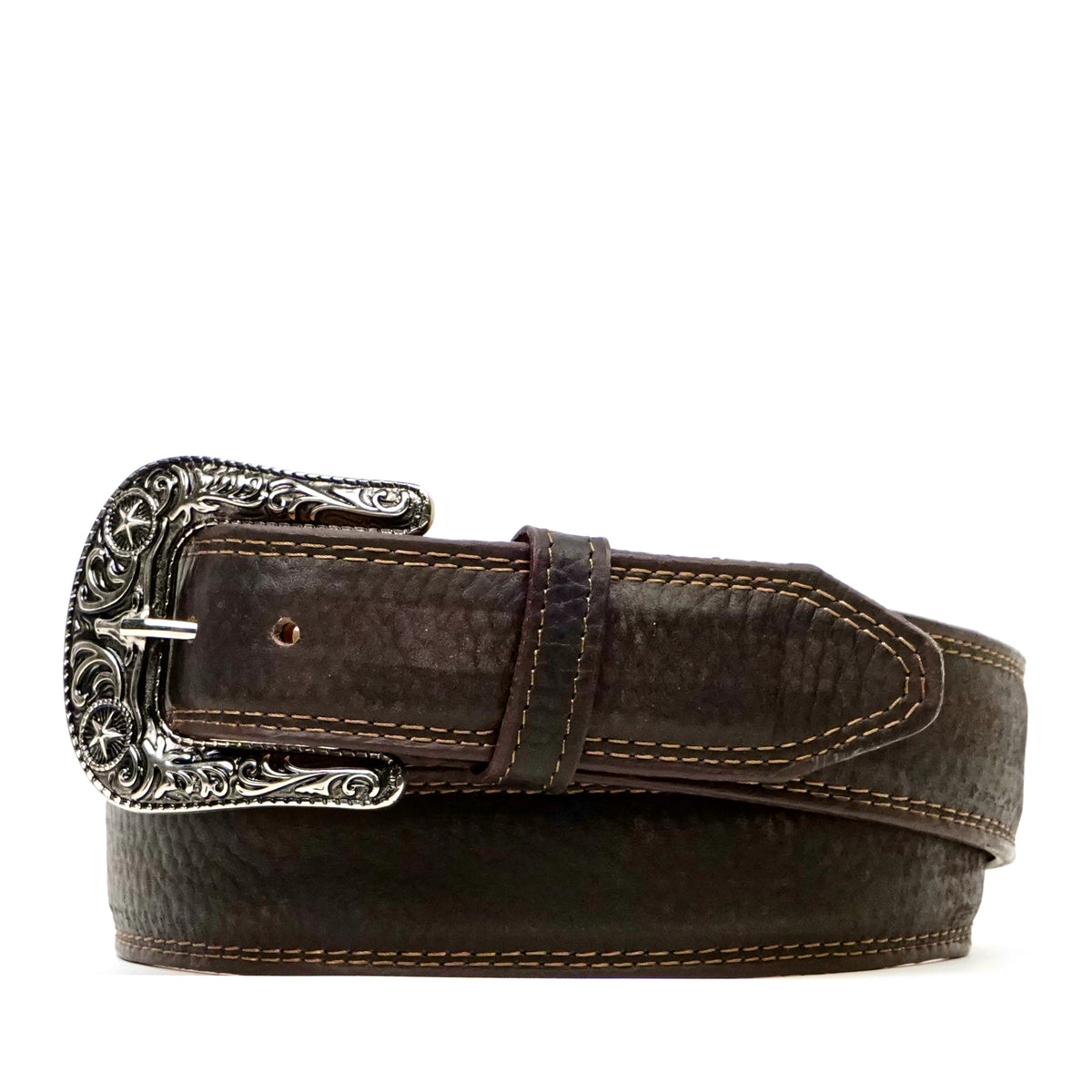 Cheyenne Choco Leather Belt