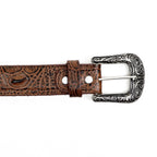 Crocodile Choco Belt - Embossed Leather (C-IMI)