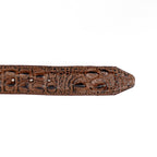 Crocodile Choco Belt - Embossed Leather (C-IMI)