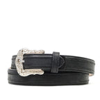 Cinturón de piel de vaca - Cheyenne Negro (C-V4601)