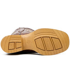 Kids Crocodile Choco Boots - Embossed Leather - Square Toe (K10-1)