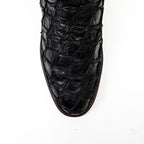 Platinum Connor Pirarucu Fish Boots - Black - Roper Toe