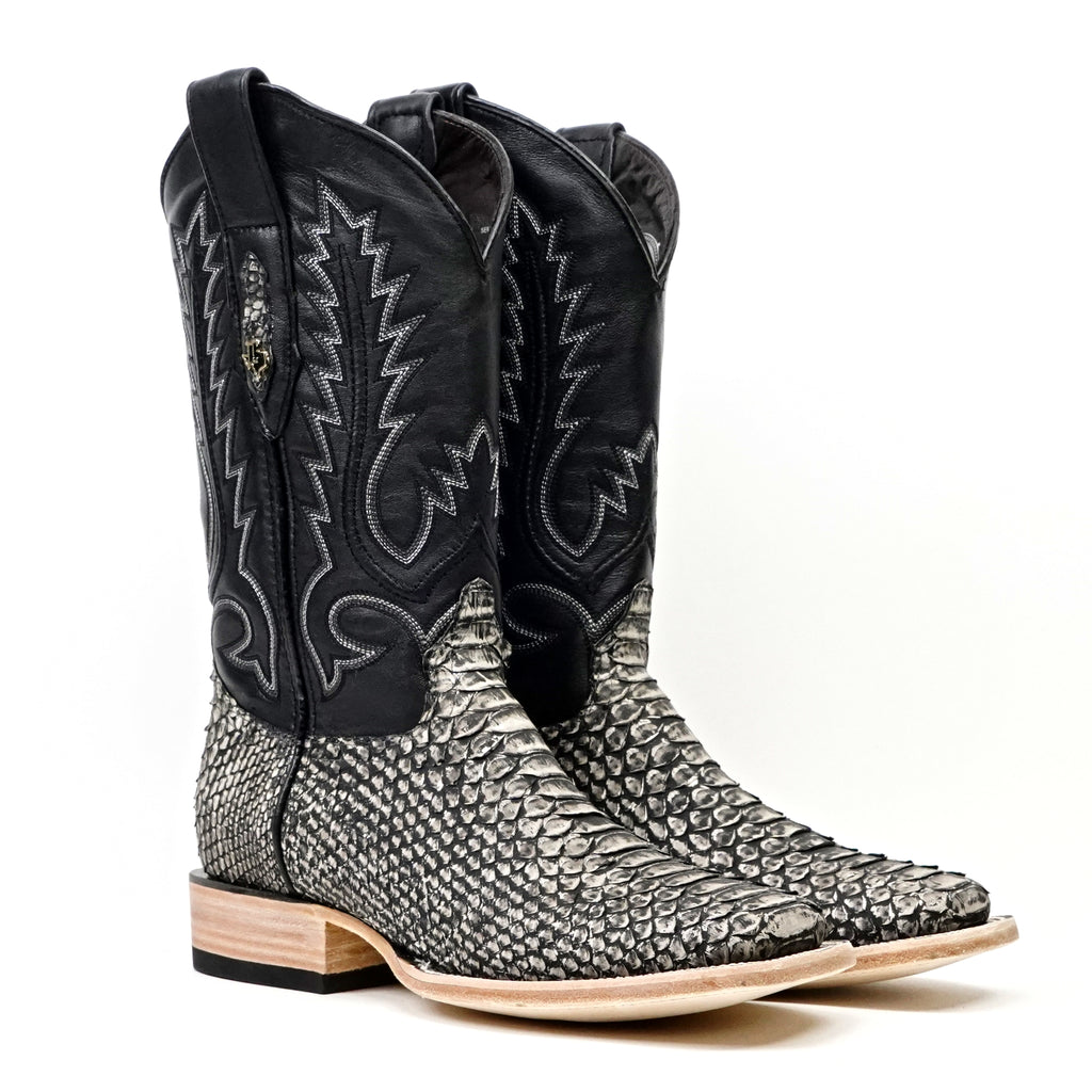 Tanner Python Boots - Gravel Gray (PN30)